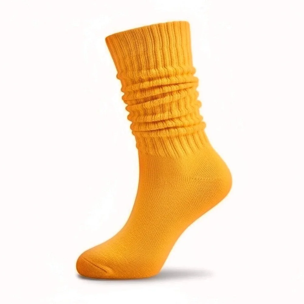 Vibrant High-Calf Slouchy Soft Casual Womens Socks 5.5-8.5 Thick Athletic 6 Pack
